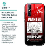 Luffy Wanted Glass Case for Vivo V15 Pro