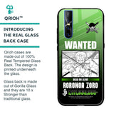 Zoro Wanted Glass Case for Vivo V15 Pro