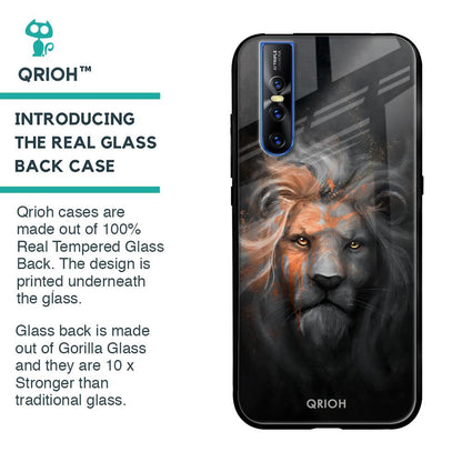 Devil Lion Glass Case for Vivo V15 Pro