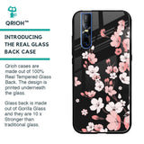 Black Cherry Blossom Glass Case for Vivo V15 Pro