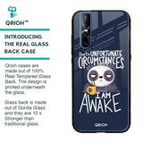 Struggling Panda Glass Case for Vivo V15 Pro