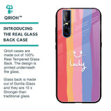 Lucky Abstract Glass Case for Vivo V15 Pro