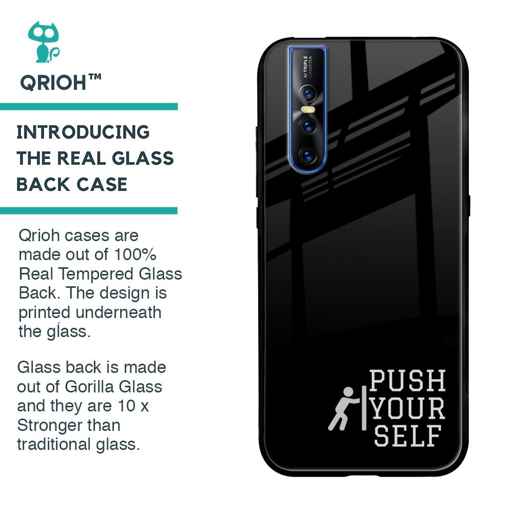 Push Your Self Glass Case for Vivo V15 Pro