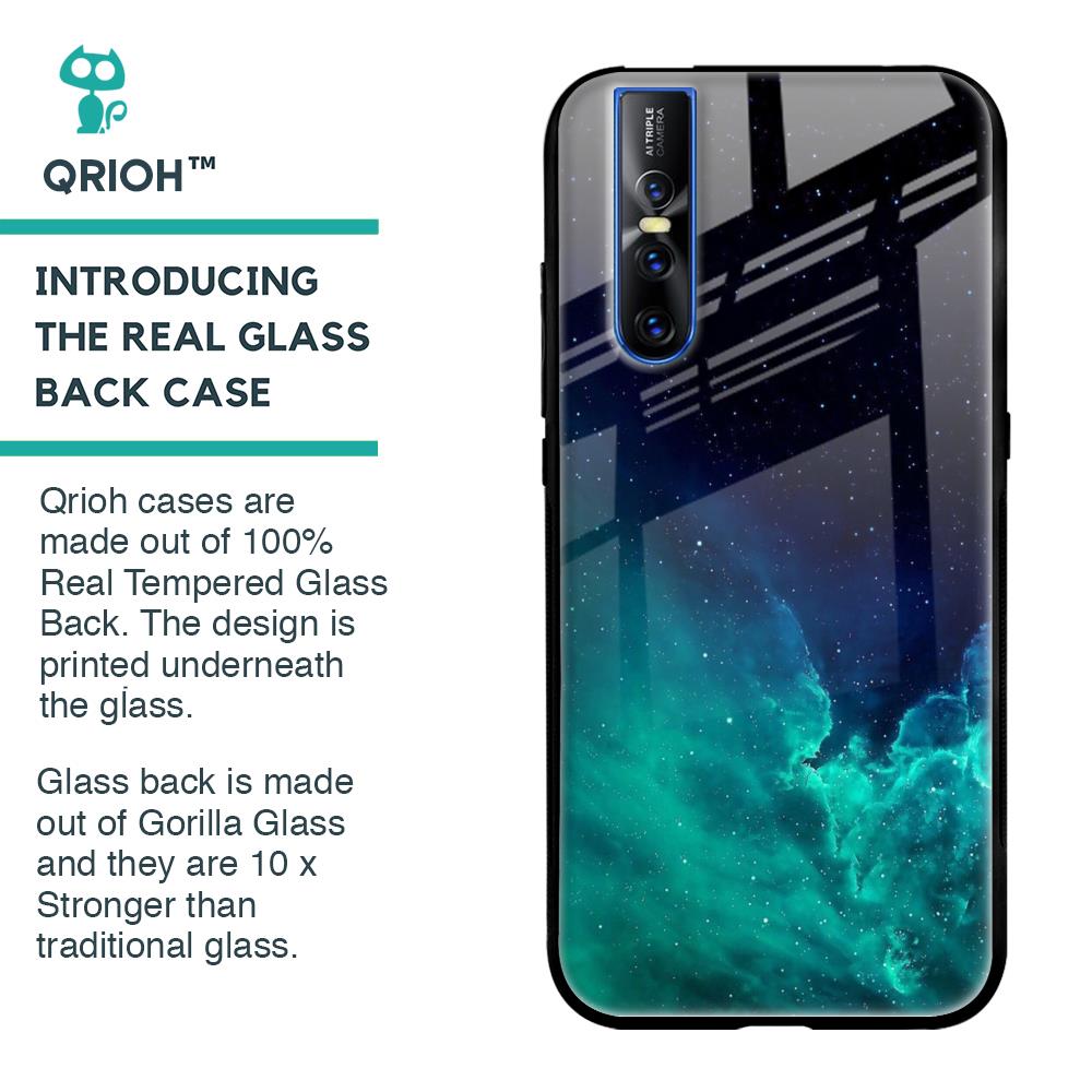Winter Sky Zone Glass Case For Vivo V15 Pro