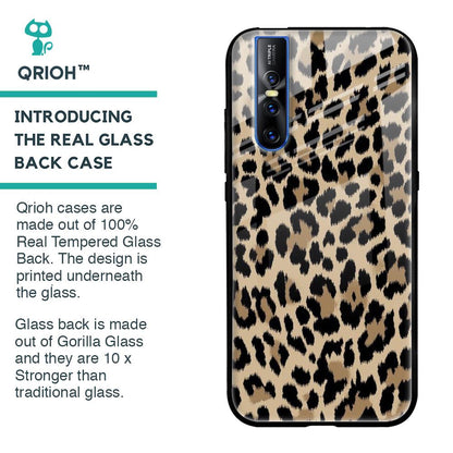 Leopard Seamless Glass Case For Vivo V15 Pro