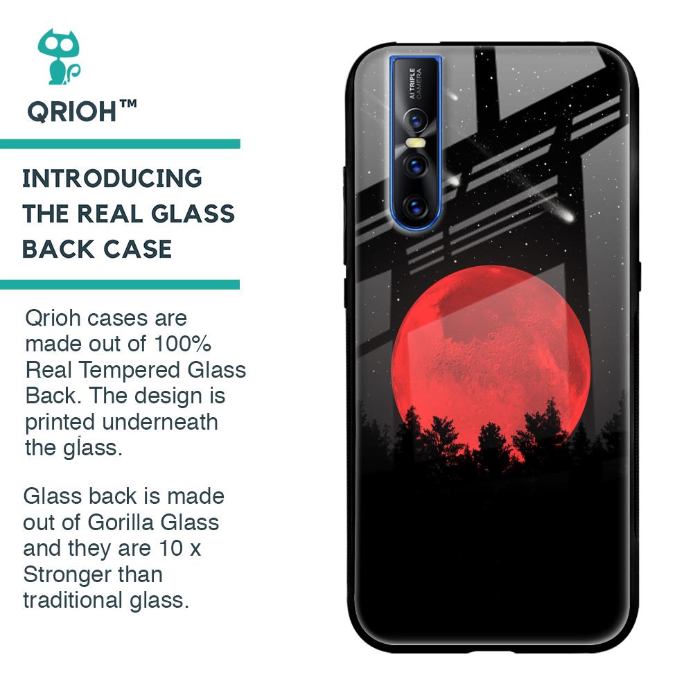 Moonlight Aesthetic Glass Case For Vivo V15 Pro
