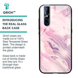 Diamond Pink Gradient Glass Case For Vivo V15 Pro