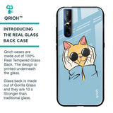 Adorable Cute Kitty Glass Case For Vivo V15 Pro