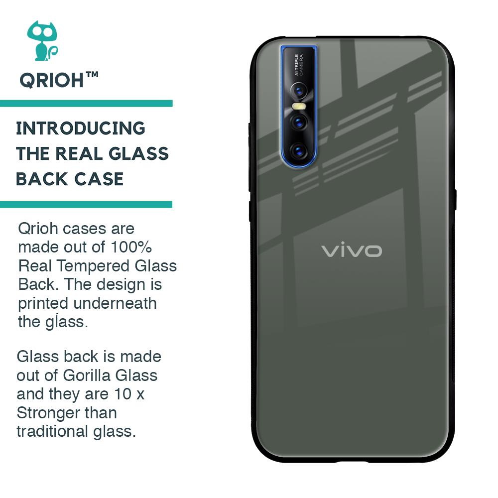 Charcoal Glass Case for Vivo V15 Pro