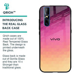 Geometric Pink Diamond Glass Case for Vivo V15 Pro