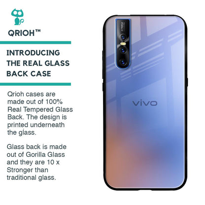 Blue Aura Glass Case for Vivo V15 Pro