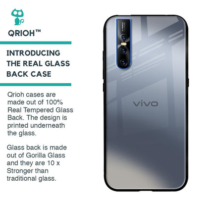 Space Grey Gradient Glass Case for Vivo V15 Pro