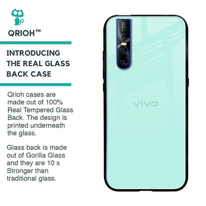 Teal Glass Case for Vivo V15 Pro