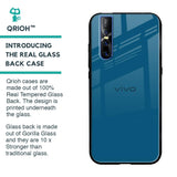 Cobalt Blue Glass Case for Vivo V15 Pro