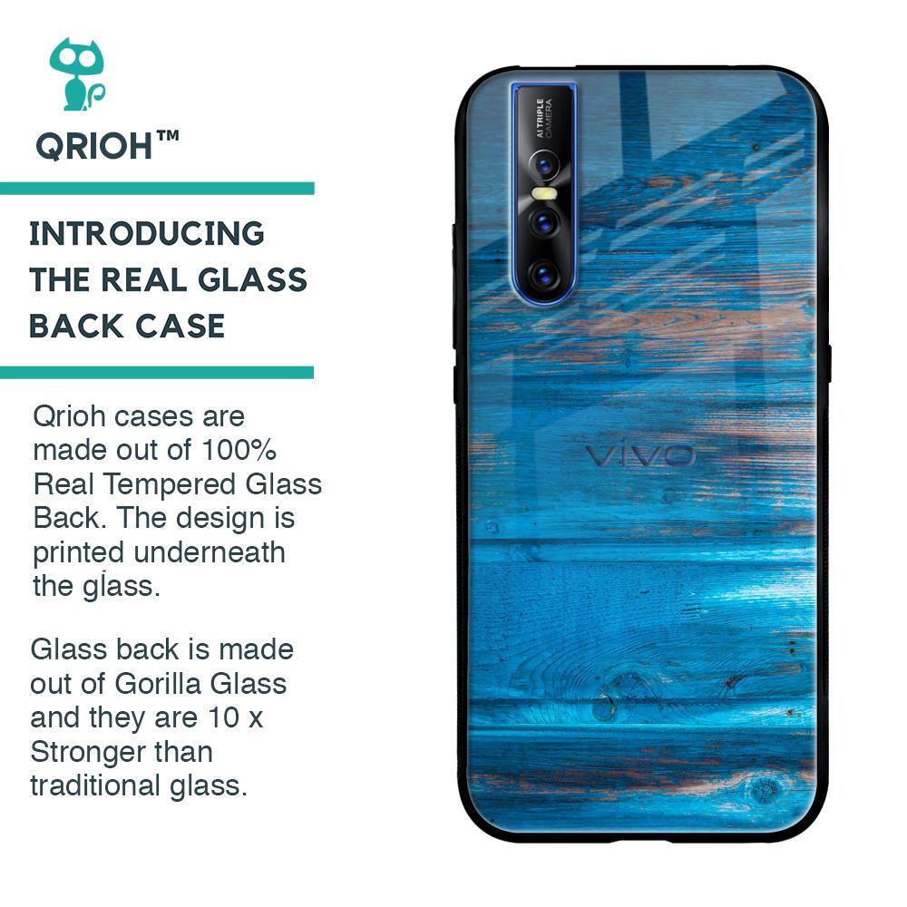 Patina Finish Glass case for Vivo V15 Pro