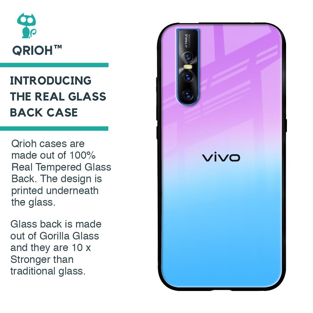 Unicorn Pattern Glass Case for Vivo V15 Pro