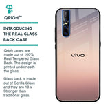 Golden Mauve Glass Case for Vivo V15 Pro