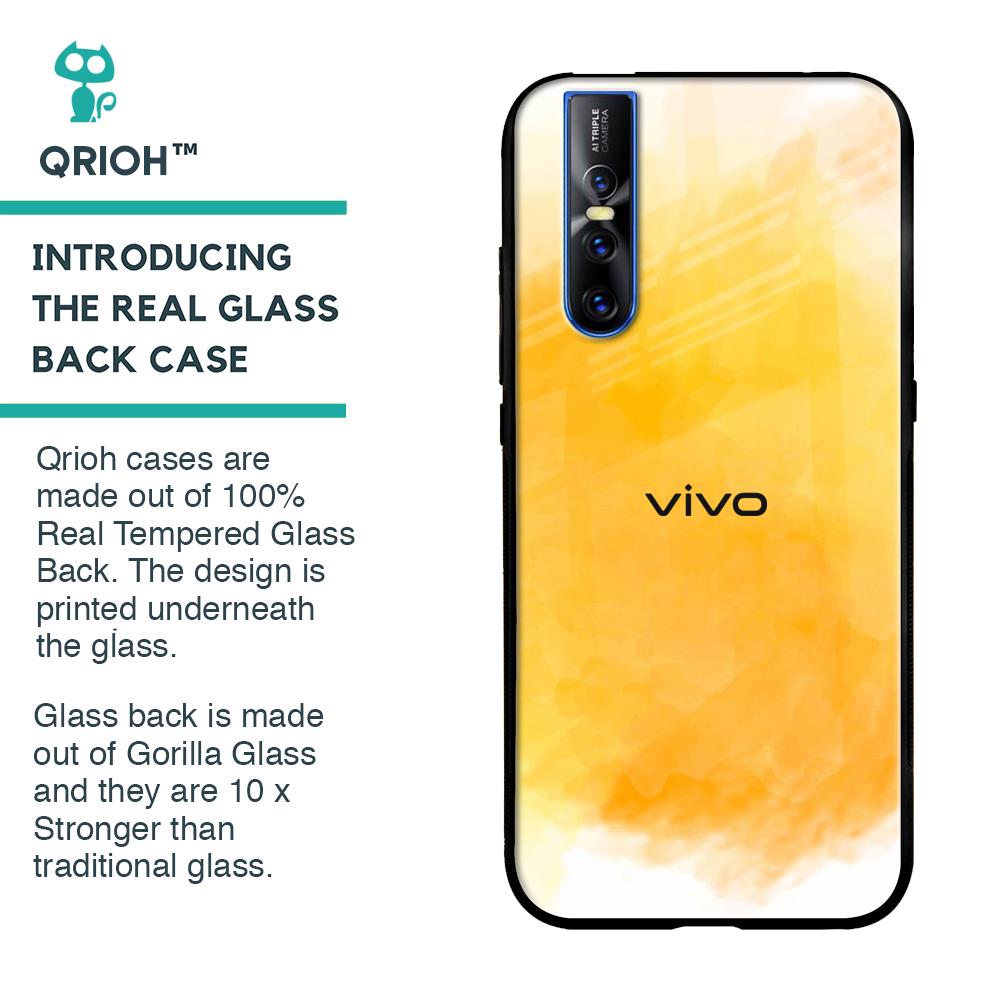 Rustic Orange Glass Case for Vivo V15 Pro