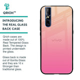 Pastel Pink Gradient Glass Case For Vivo V15 Pro