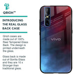 Smokey Watercolor Glass Case for Vivo V15 Pro