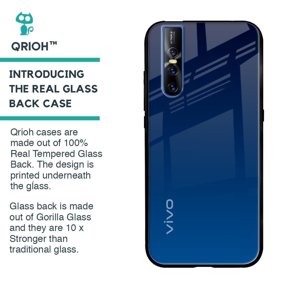 Very Blue Glass Case for Vivo V15 Pro