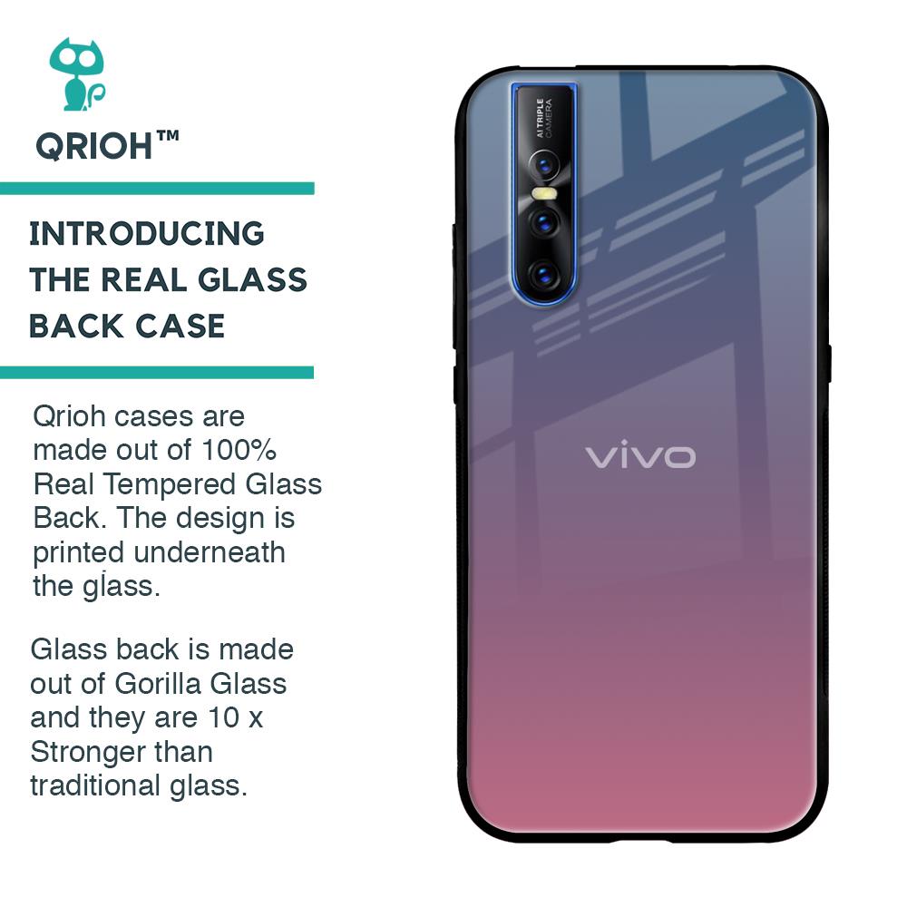 Pastel Gradient Glass Case for Vivo V15 Pro