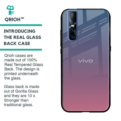 Pastel Gradient Glass Case for Vivo V15 Pro