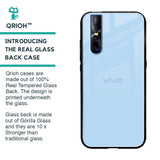 Pastel Sky Blue Glass Case for Vivo V15 Pro