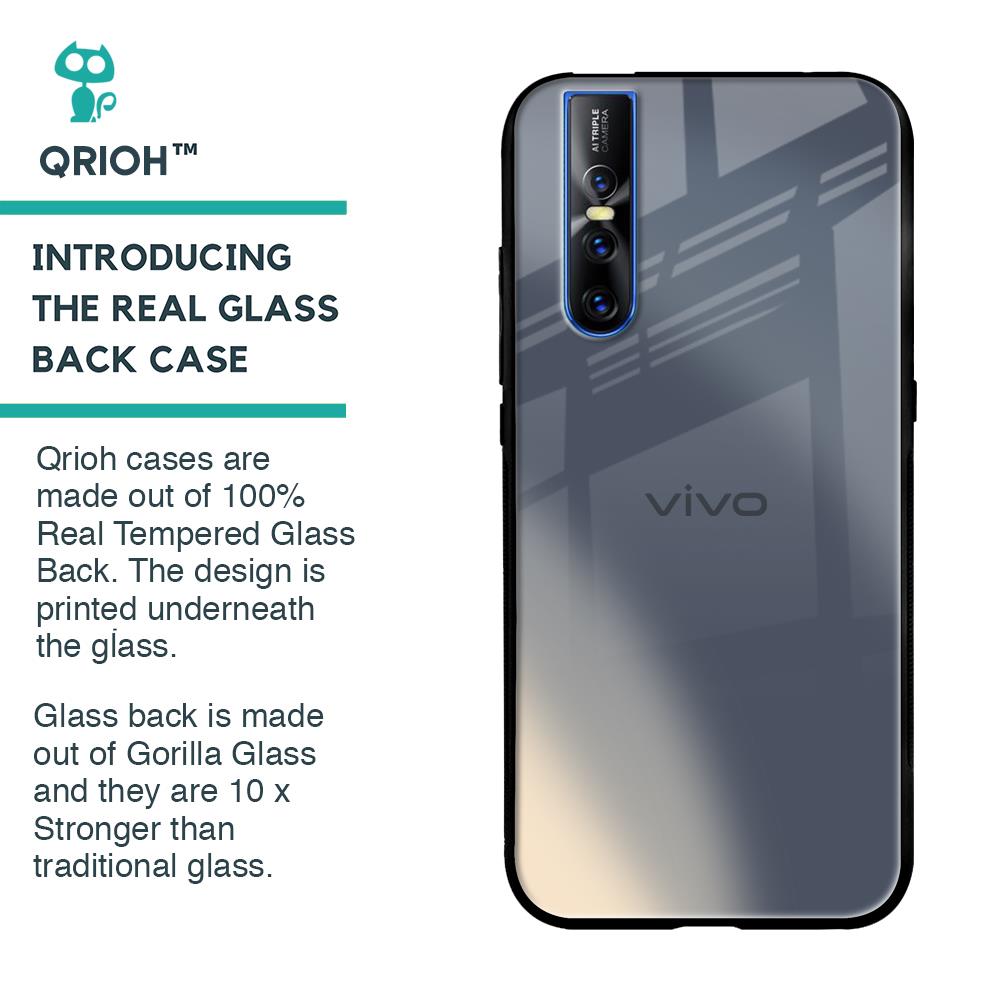 Metallic Gradient Glass Case for Vivo V15 Pro