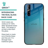 Sea Theme Gradient Glass Case for Vivo V15 Pro