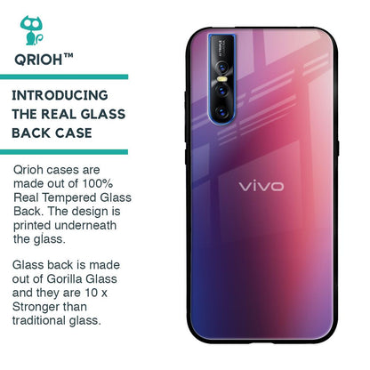 Multi Shaded Gradient Glass Case for Vivo V15 Pro