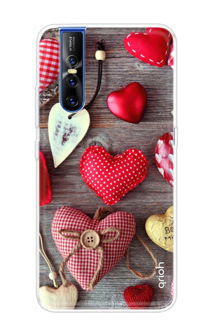 Valentine Hearts Vivo V15 Pro Back Cover