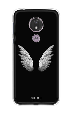 White Angel Wings Motorola Moto G7 Power Back Cover