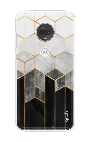 Hexagonal Pattern Motorola Moto G7 Back Cover