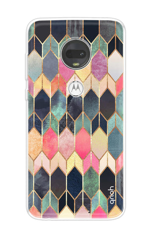 Shimmery Pattern Motorola Moto G7 Back Cover