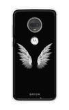 White Angel Wings Motorola Moto G7 Back Cover