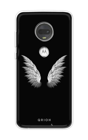 White Angel Wings Motorola Moto G7 Back Cover