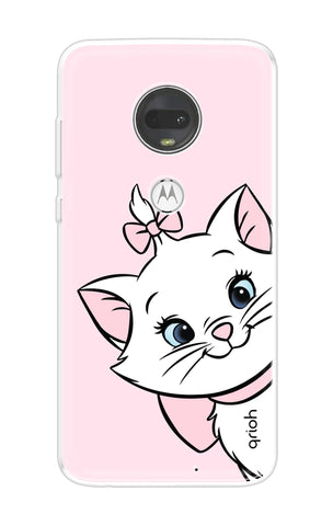Cute Kitty Motorola Moto G7 Back Cover