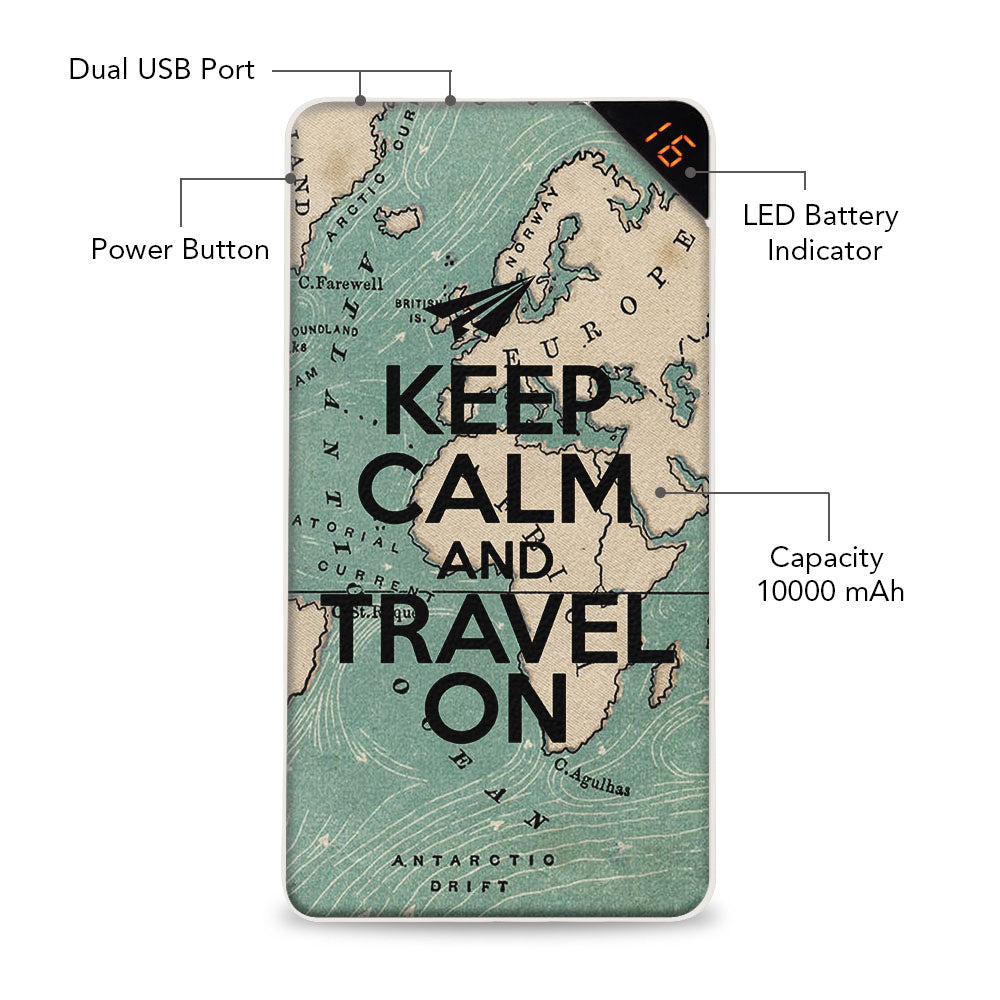 World Traveller 10000 mAh Universal Power Bank