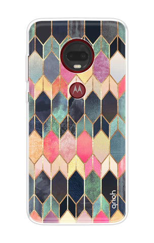 Shimmery Pattern Motorola Moto G7 Plus Back Cover