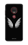 White Angel Wings Motorola Moto G7 Plus Back Cover