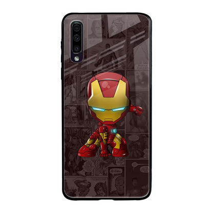 Angry Baby Super Hero Samsung Galaxy A50 Glass Back Cover Online