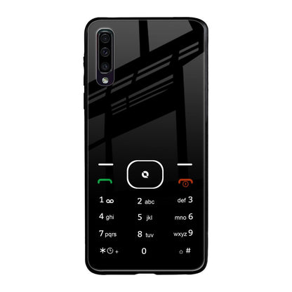 Classic Keypad Pattern Samsung Galaxy A50 Glass Back Cover Online
