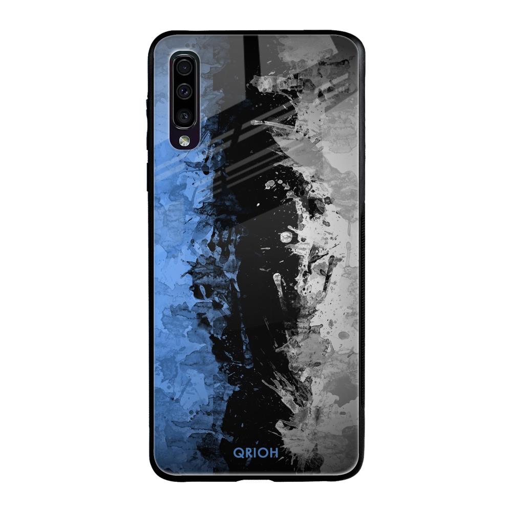 Dark Grunge Samsung Galaxy A50 Glass Cases & Covers Online