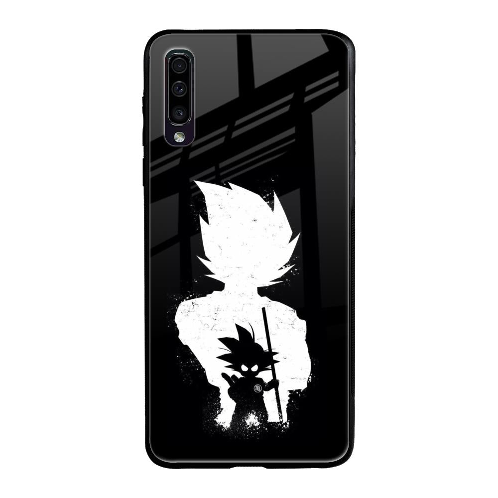 Monochrome Goku Samsung Galaxy A50 Glass Back Cover Online