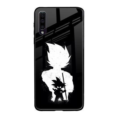 Monochrome Goku Samsung Galaxy A50 Glass Back Cover Online