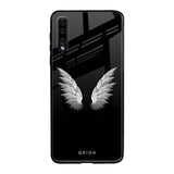 White Angel Wings Samsung Galaxy A50 Glass Back Cover Online