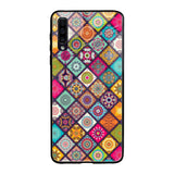 Multicolor Mandala Samsung Galaxy A50 Glass Back Cover Online