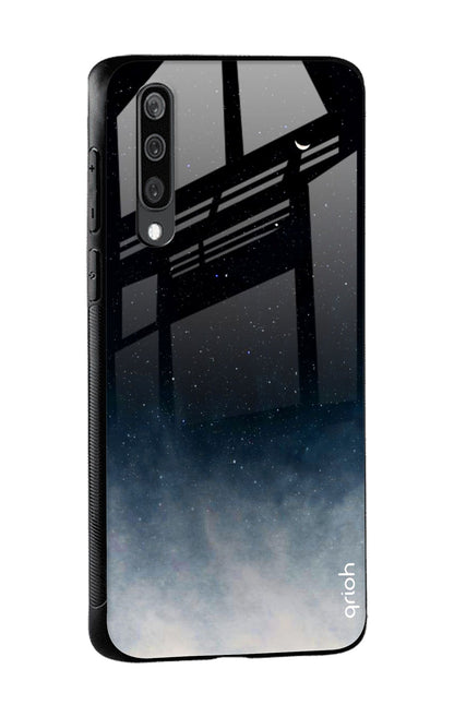 Black Aura Glass Case for Samsung Galaxy A50