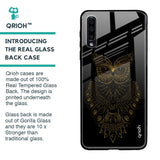 Golden Owl Glass Case for Samsung Galaxy A50